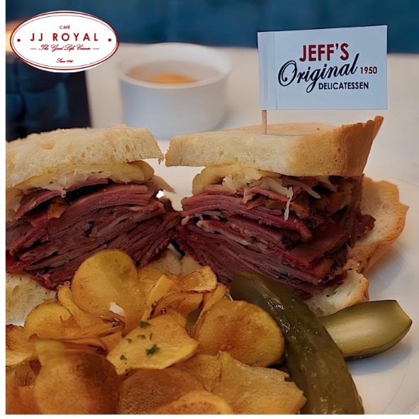 High Pile Pastrami on Sourdough